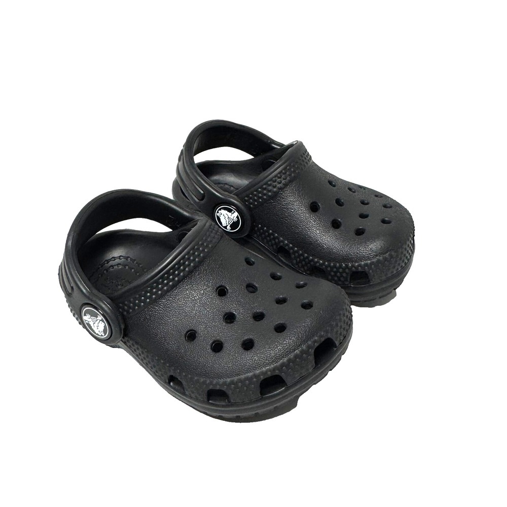 CROCS Kids Classic Black Clogs